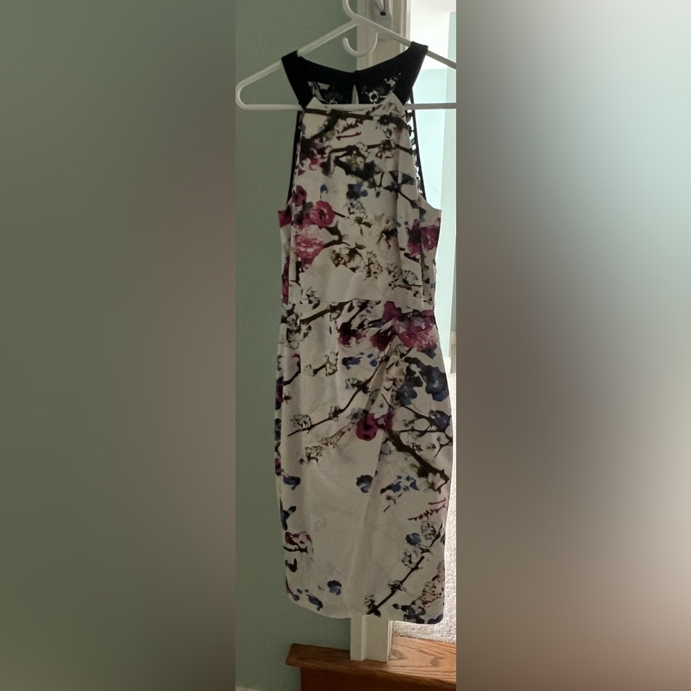 Karen Millen dress, size 6. Worn once. No flaws. Slim fit, halter top.